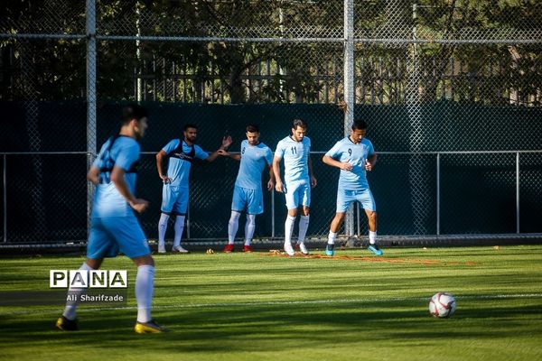 تمرین تیم ملی فوتبال