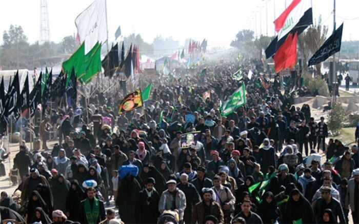 هنرمندان تبریزی پا به پای زائران حسینی