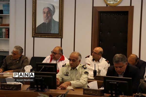 جلسه هماهنگی بیست و یکمین مانور سراسری زلزله در مشهد