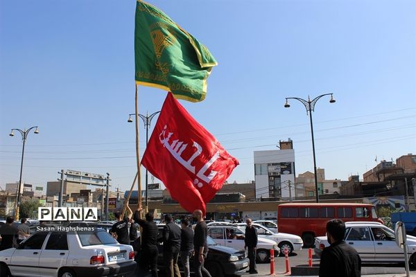 حرکت نمادین کاروان اسرای کربلای حسینی در اسلامشهر