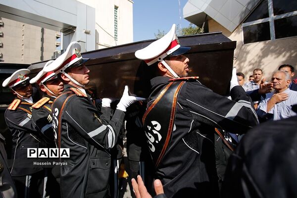 مراسم تشییع پیکر جعفر کاشانی، پیشکسوت فوتبال ایران