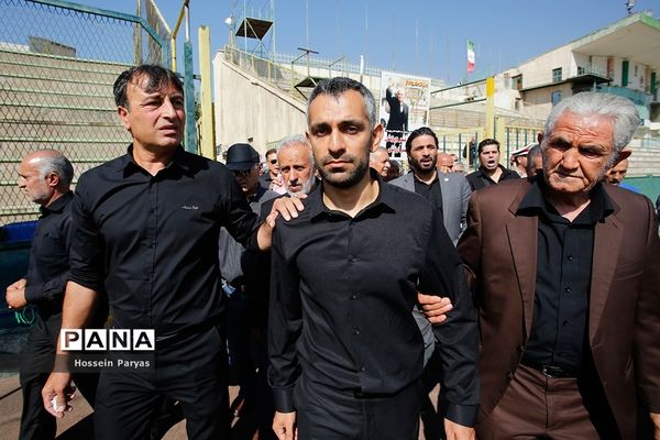 مراسم تشییع پیکر جعفر کاشانی، پیشکسوت فوتبال ایران