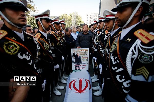 مراسم تشییع پیکر جعفر کاشانی، پیشکسوت فوتبال ایران