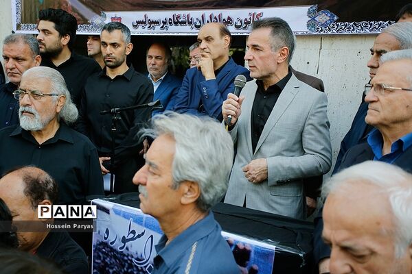 مراسم تشییع پیکر جعفر کاشانی، پیشکسوت فوتبال ایران