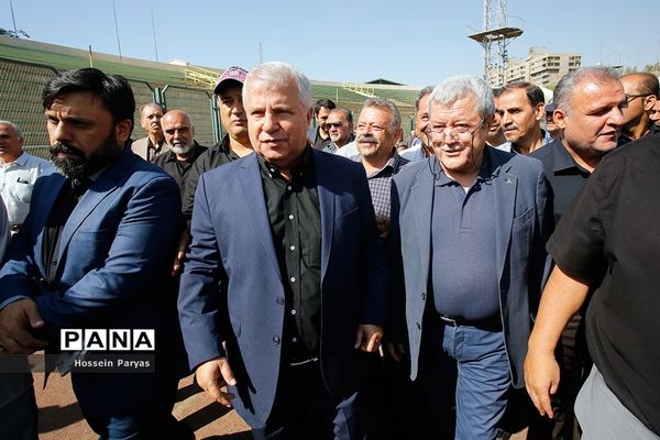 مراسم تشییع پیکر جعفر کاشانی، پیشکسوت فوتبال ایران