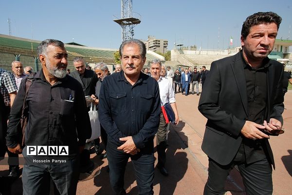 مراسم تشییع پیکر جعفر کاشانی، پیشکسوت فوتبال ایران