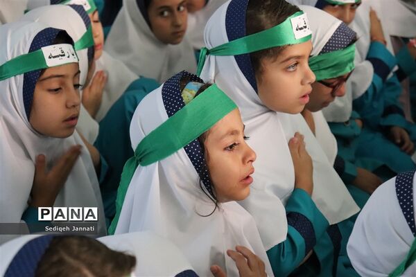 برگزاری مراسم شهادت حضرت رقیه (س) در دبستان 22 بهمن دوره اول شهرستان آباده