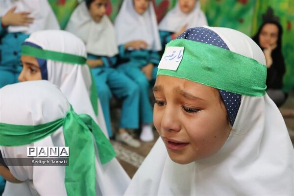 برگزاری مراسم شهادت حضرت رقیه (س) در دبستان 22 بهمن دوره اول شهرستان آباده