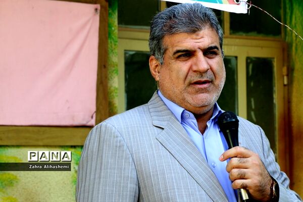 آیین احداث مدرسه خیری به همت خیر نیک اندیش، بتول بختیاری در منطقه 8 آموزش و پرورش