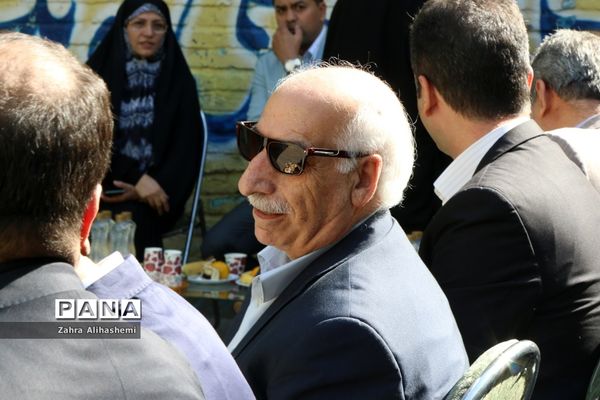 آیین احداث مدرسه خیری به همت خیر نیک اندیش، بتول بختیاری در منطقه 8 آموزش و پرورش