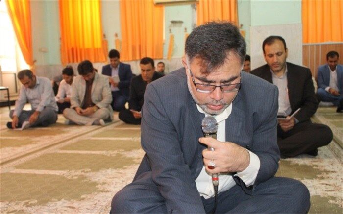 مراسم پر فیض زیارت عاشورا در اداره کل آموزش و پرورش استان بوشهر برگزار شد