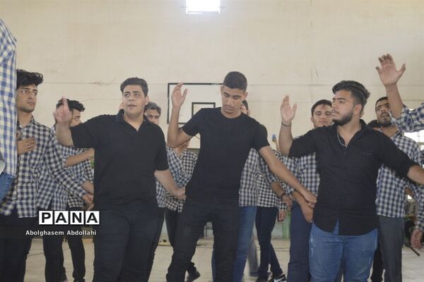 مراسم اربعین حسینی در دبیرستان دکتر علی شریعتی بوشهر