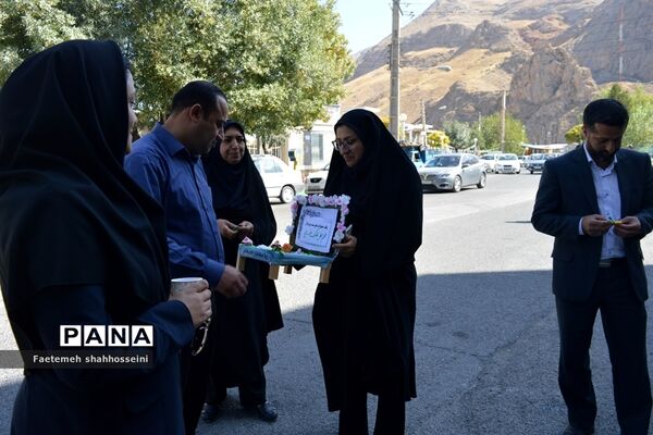 برپایی اولین موکب دانش‌آموزی درشهرستان فیروزکوه