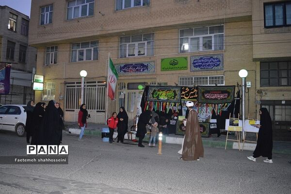 برپایی اولین موکب دانش‌آموزی درشهرستان فیروزکوه