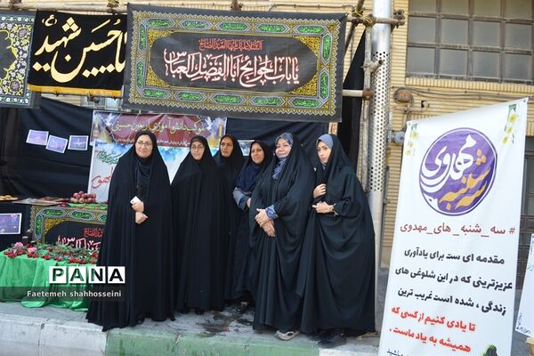 برپایی اولین موکب دانش‌آموزی درشهرستان فیروزکوه