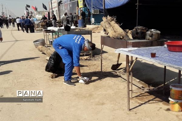 حال و هوای مواکب اربعین حسینی در مرز چزابه