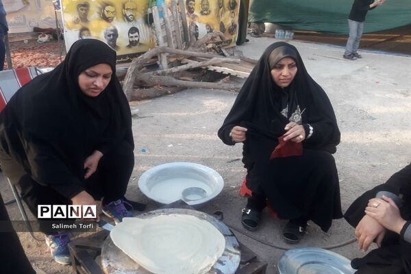 حال و هوای مواکب اربعین حسینی در مرز چزابه