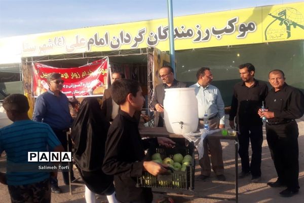 حال و هوای مواکب اربعین حسینی در مرز چزابه