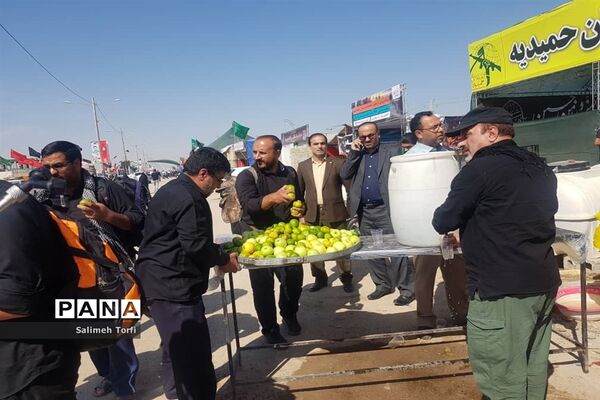 حال و هوای مواکب اربعین حسینی در مرز چزابه
