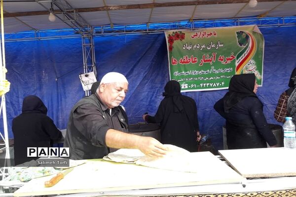 حال و هوای مواکب اربعین حسینی در مرز چزابه