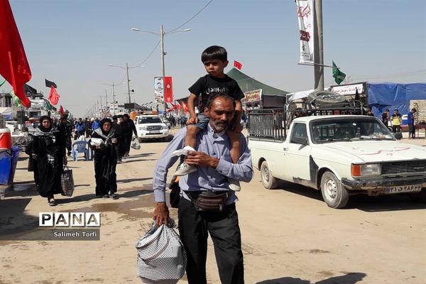 حال و هوای مواکب اربعین حسینی در مرز چزابه