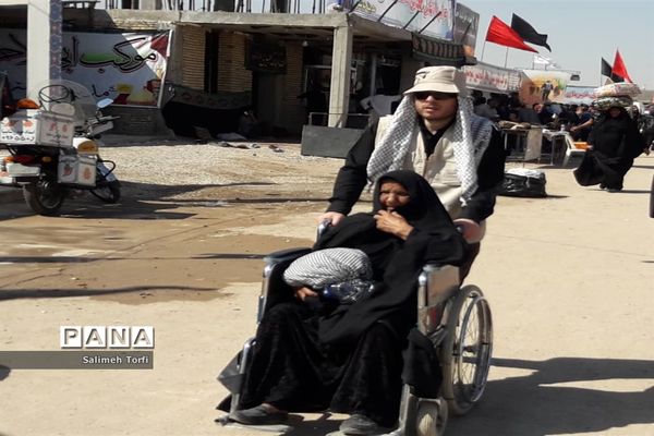 حال و هوای مواکب اربعین حسینی در مرز چزابه