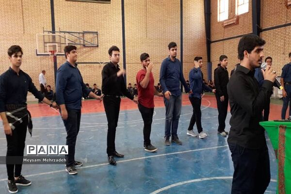 مراسم اربعین حسینی در دبیرستان شهید مطهری  بوشهر