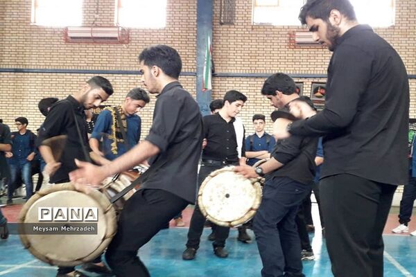 مراسم اربعین حسینی در دبیرستان شهید مطهری  بوشهر