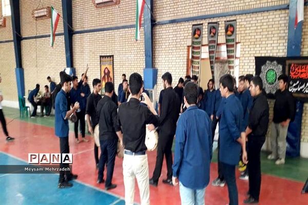 مراسم اربعین حسینی در دبیرستان شهید مطهری  بوشهر