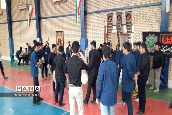 مراسم اربعین حسینی در دبیرستان شهید مطهری  بوشهر