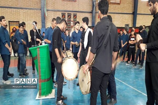 مراسم اربعین حسینی در دبیرستان شهید مطهری  بوشهر