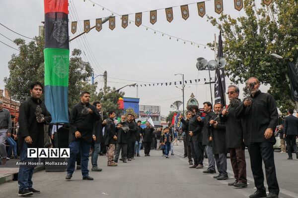 عزاداری خیابانی اربعین حسینی در ارومیه