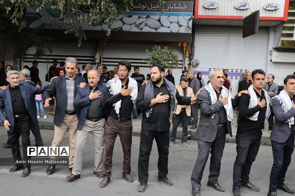 عزاداری خیابانی اربعین حسینی در ارومیه