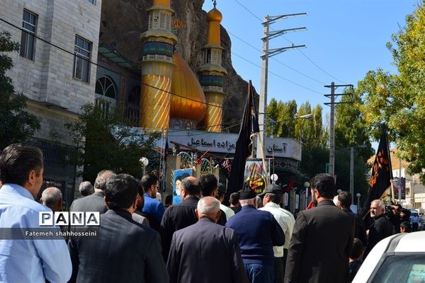 پیاده روی دلدادگان اربعین حسینی درفیروزکوه