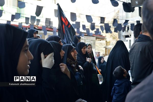 پیاده روی دلدادگان اربعین حسینی درفیروزکوه