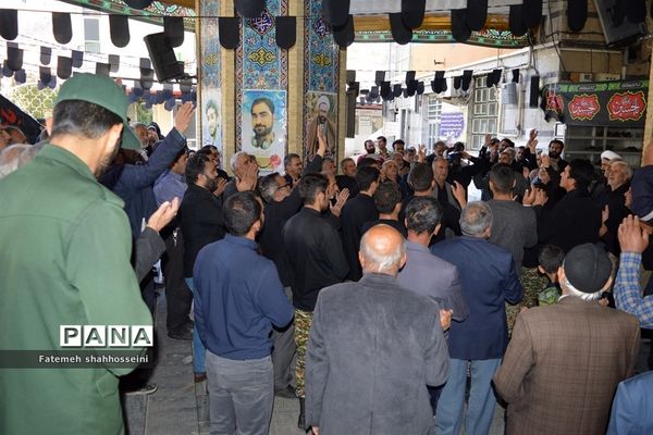 پیاده روی دلدادگان اربعین حسینی درفیروزکوه