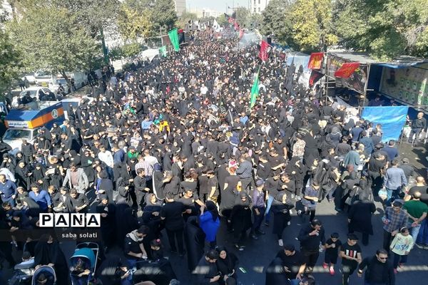 راهپیمایی عاشقان امام حسین(ع) ویاران باوفایش درشهرری