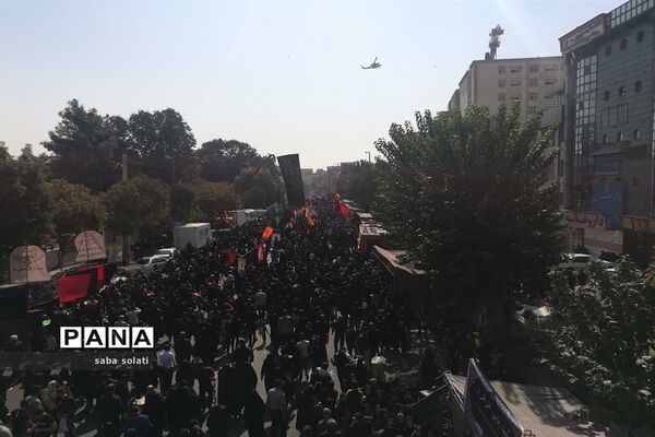 راهپیمایی عاشقان امام حسین(ع) ویاران باوفایش درشهرری