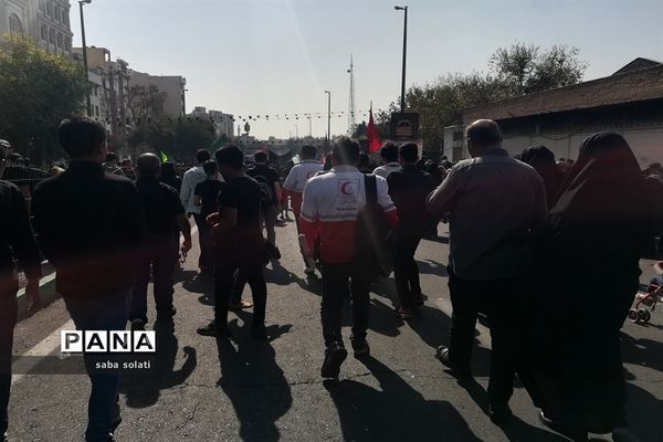 راهپیمایی عاشقان امام حسین(ع) ویاران باوفایش درشهرری
