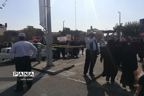 راهپیمایی عاشقان امام حسین(ع) ویاران باوفایش درشهرری