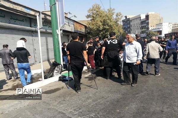 راهپیمایی عاشقان امام حسین(ع) ویاران باوفایش درشهرری