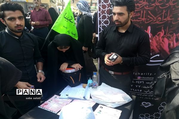 راهپیمایی عاشقان امام حسین(ع) ویاران باوفایش درشهرری