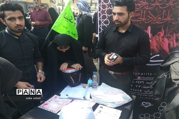 راهپیمایی عاشقان امام حسین(ع) ویاران باوفایش درشهرری
