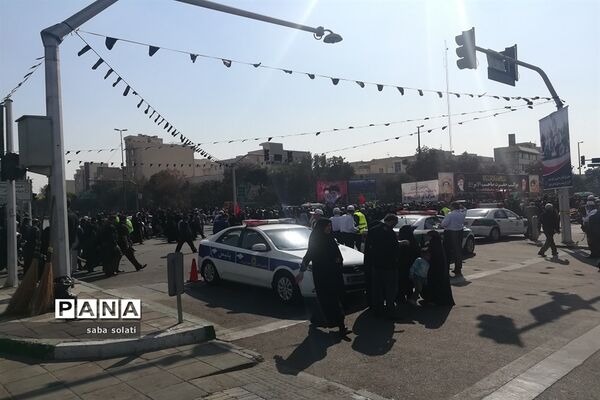 راهپیمایی عاشقان امام حسین(ع) ویاران باوفایش درشهرری