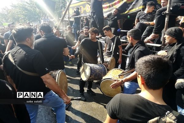 راهپیمایی عاشقان امام حسین(ع) ویاران باوفایش درشهرری