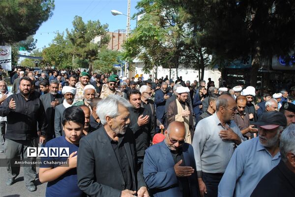 برگزاری مراسم اربعین در شهرستان تایباد