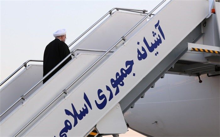 روحانی دقایقی پیش عازم باکو شد