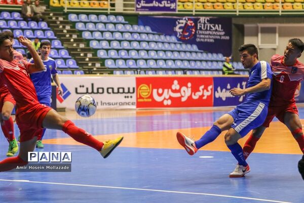 دیدار تیم‌های ازبکستان و نپال از سری بازی‌های مرحله مقدماتی فوتسال آسیا
