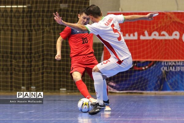 دیدار تیم‌های ایران و قرقیزستان از سری بازی‌های مرحله مقدماتی فوتسال آسیا