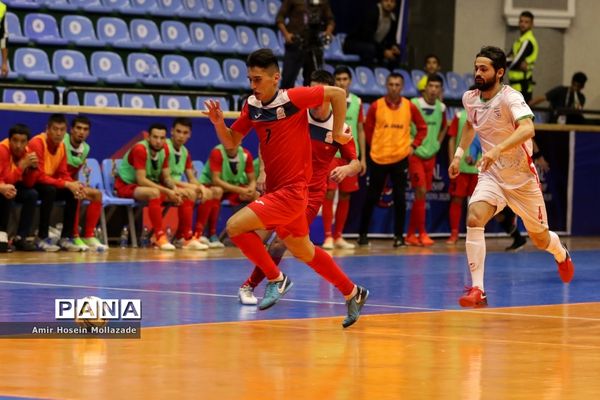 دیدار تیم‌های ایران و قرقیزستان از سری بازی‌های مرحله مقدماتی فوتسال آسیا